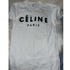 White logo tee good condition
